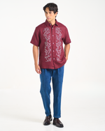 Load image into Gallery viewer, Cross stitch, MAROON
