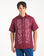 Load image into Gallery viewer, Cross stitch, MAROON
